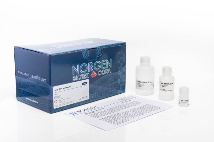 Kit de aislamiento de ADN fágico Norgen Biotek Corp