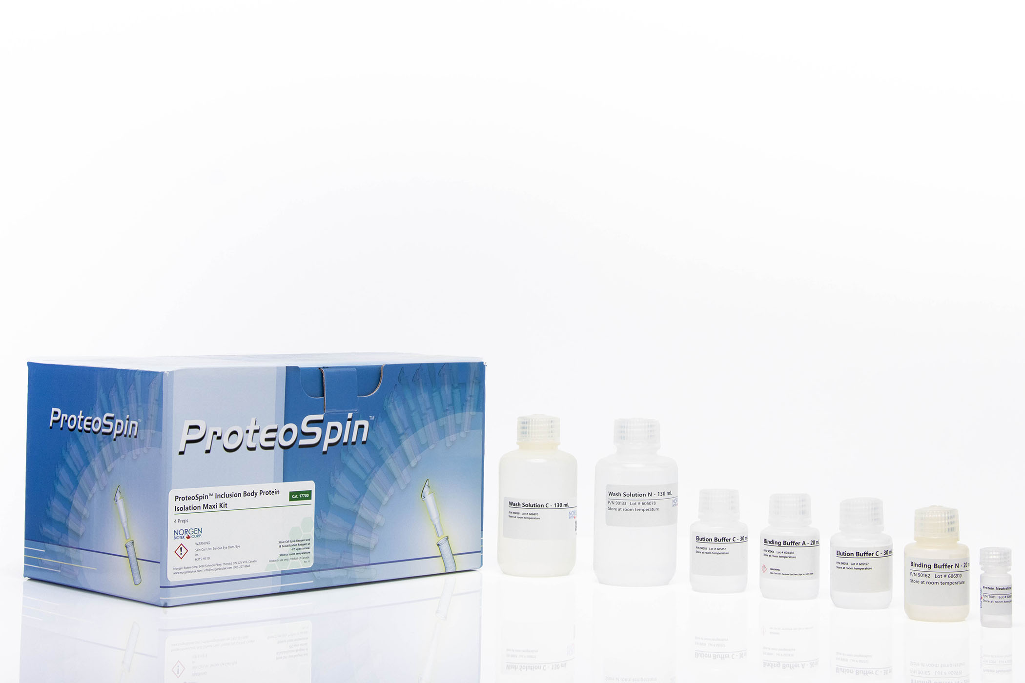 ProteoSpin™ Inclusion Body Isolation Maxi Kit and Components