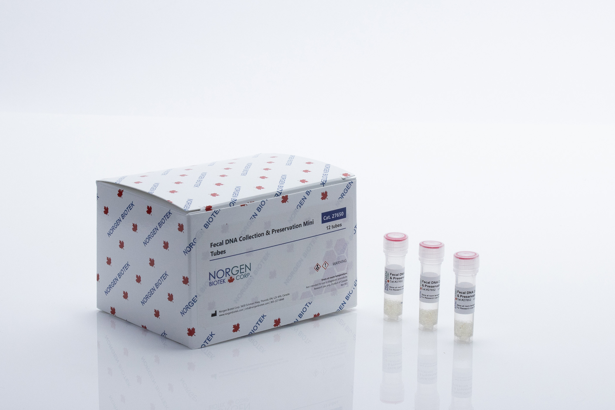Fecal DNA Collection & Preservation Mini Tubes