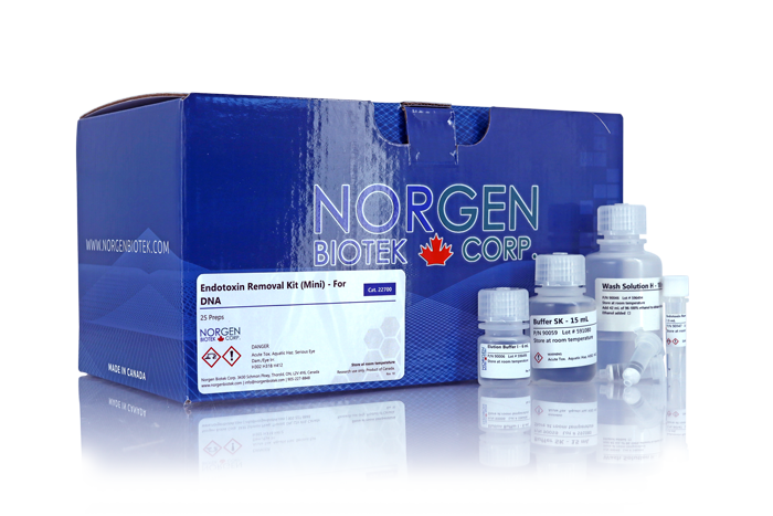 Endotoxin Removal Kit (Mini) - For DNA (Cat. 22700)
